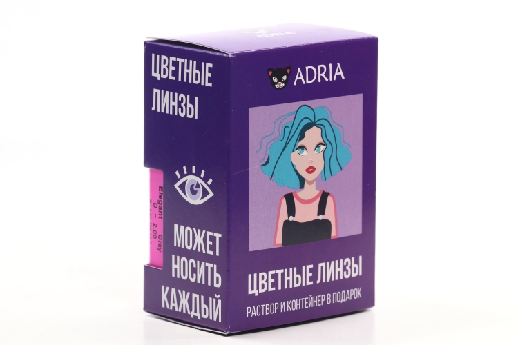 Контактные линзы Adria Elegant Gray мягкие/квартальные -2.00/14.2/8.6, 2 шт