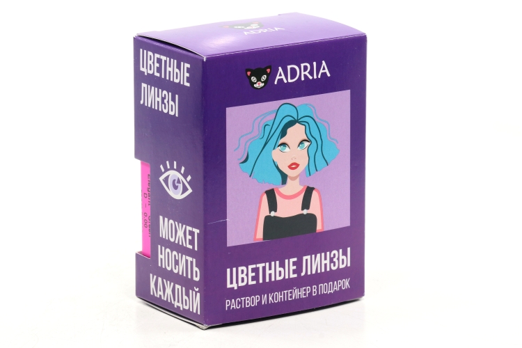 Контактные линзы Adria Elegant Green мягкие/квартальные 0.00/14.2/8.6, 2 шт