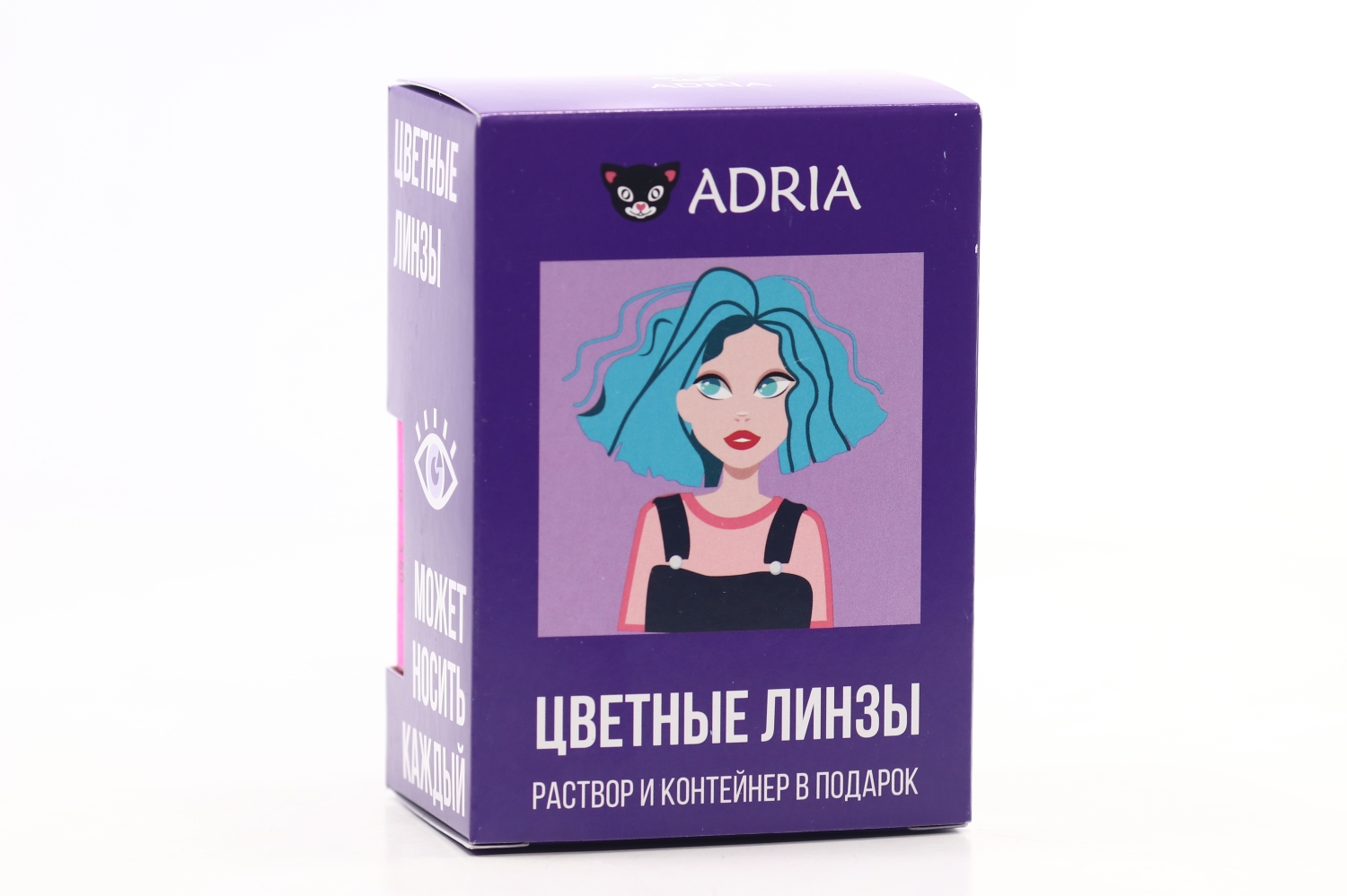 Контактные линзы Adria Glamorous Green мягкие/квартальные 0.00/14.5/8.6, 2 шт