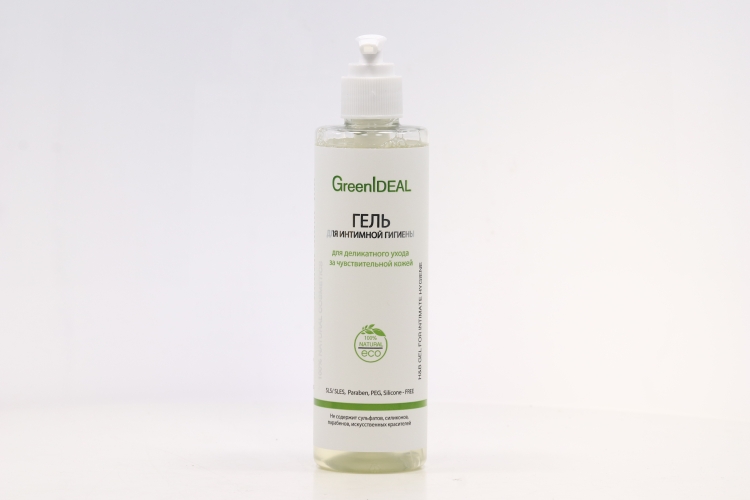 Гель д/интимной гигиены GreenIDEAL д/деликатного ухода за чувствительной кожей, 250 мл