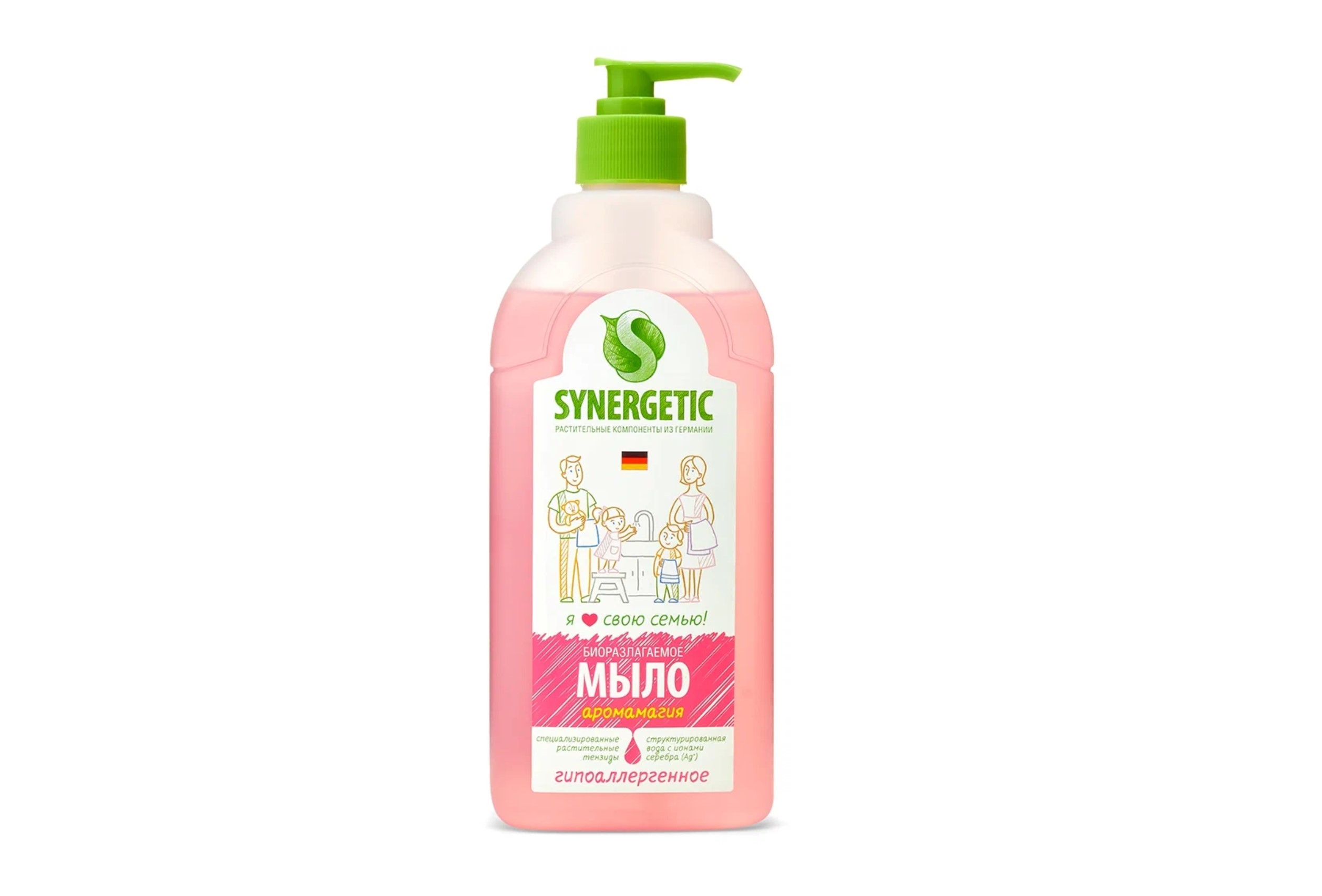 Мыло жидкое SYNERGETIC д/рук и тела аромамагия 500 мл