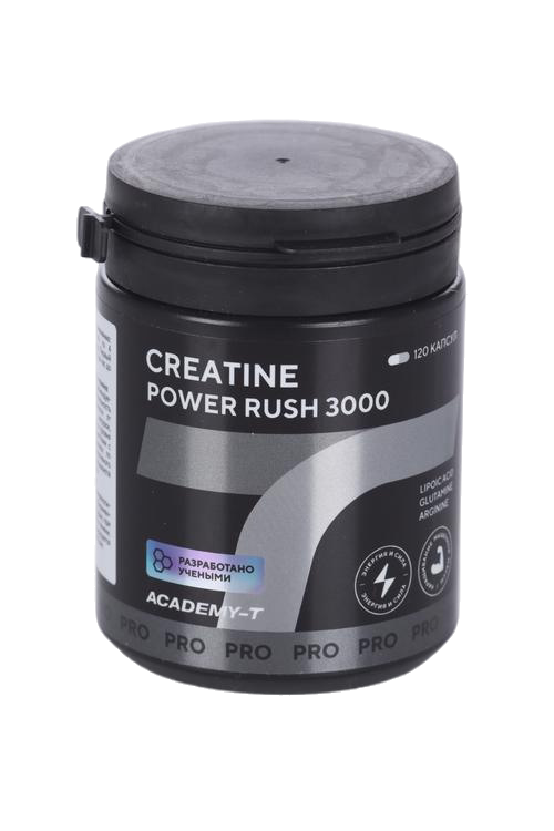 Креатин Академия-Т Power Rush 3000 капс, 120 шт