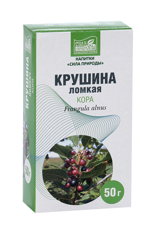 Крушины кора, 50 г, сырье растительное измельченное