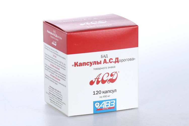 АСД Капсулы А.С.Дорогова, 490 мг, 120 шт, капсулы