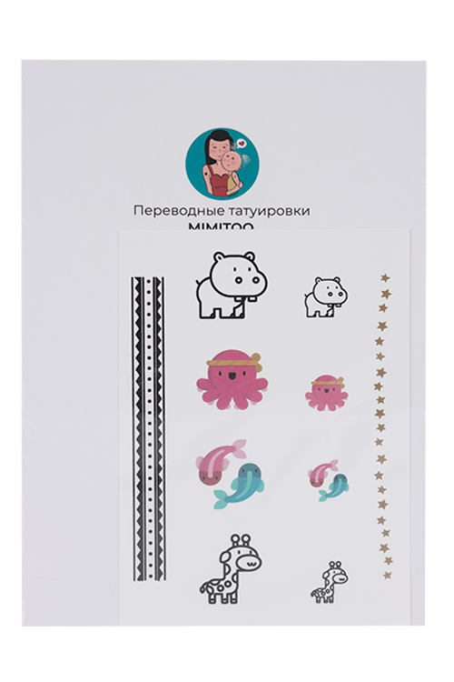 Мини-тату Mimitoo переводные Рыбы