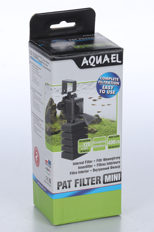 Фильтр внутренний Aquael PAT mini 4 W, 400 л./ч.,акв. до 120 л