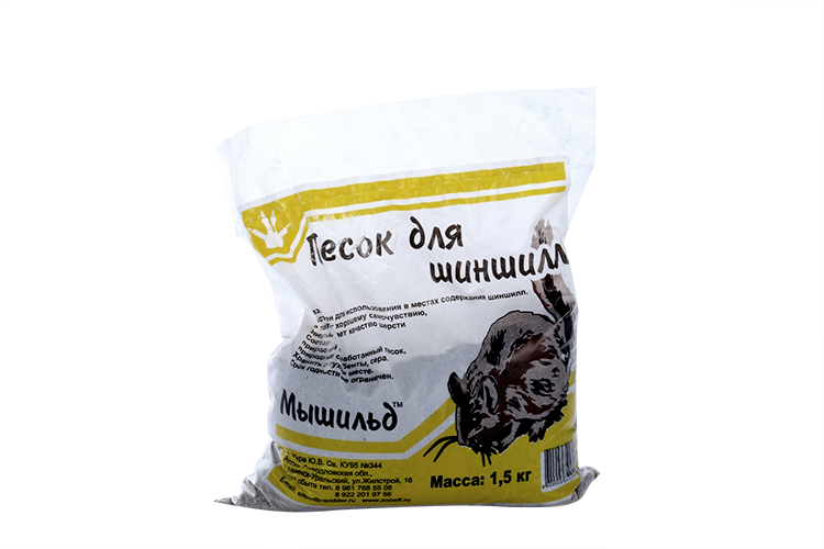 Песок д/шиншилл Мышильд 1,5 кг
