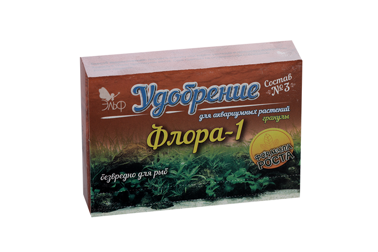 Удобрение для аквариумных растений «Флора-1» состав №3, гранулы, 100 г