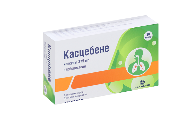 Касцебене 375 мг, 30 шт, капсулы