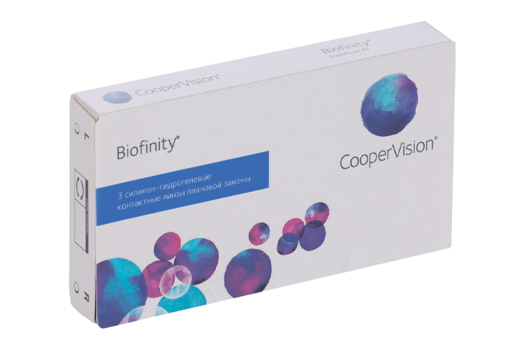 Контактные линзы Cooper Vision Biofinity D -4.50 R 8.6, 3 шт