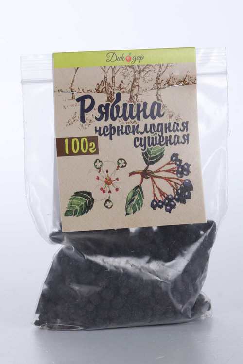 Черноплодная рябина Дикодар сушеная, 100 г