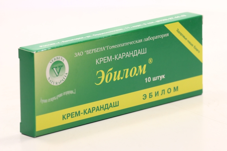 Крем-карандаш Вербена Эбилом с тамбуканской грязью и облепиховым маслом, 10 шт