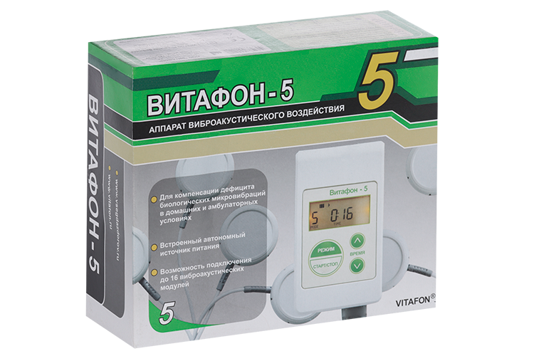 Аппарат ВИТАФОН-5 виброакустического воздействия, стандарт комплект