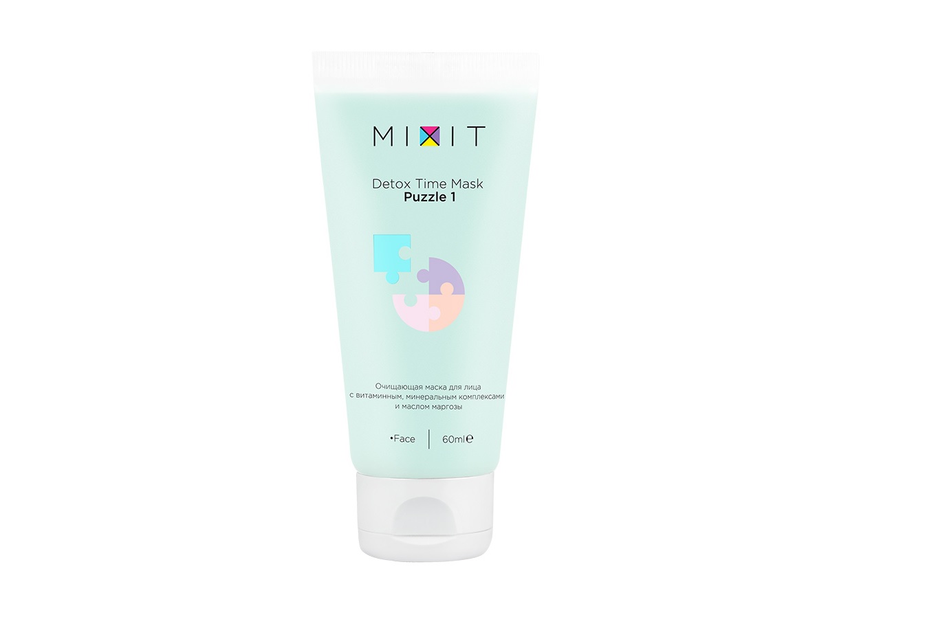Маска MIXIT Detox Time Mask Puzzle 1 очищ д/лица, 60 мл, (SKU0012642000)