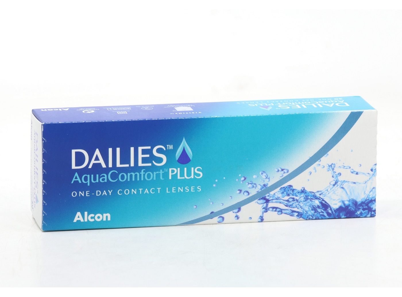 Линзы Alcon Dailies Aqua Comfort Plus контактные однодневные (диоптрия -5,25), 30 шт