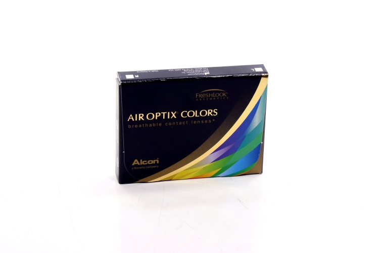 Линзы Alcon Air Optix Colors контакт цвет ежемес (диоптрия -0,00), 2 шт, Зеленый