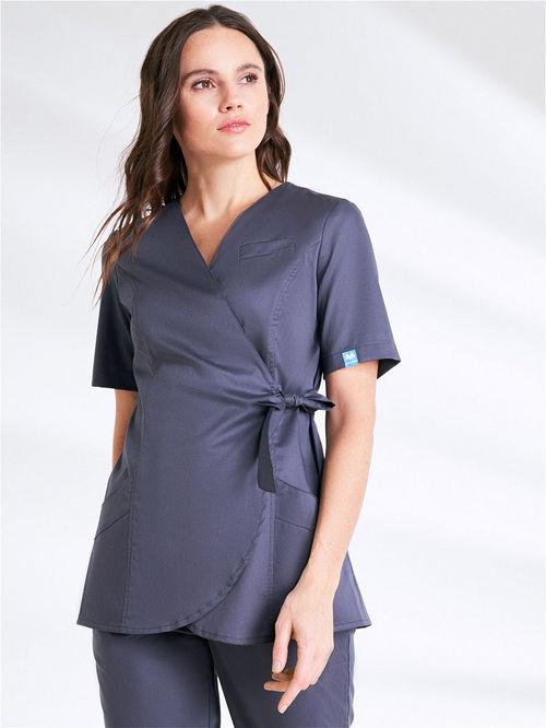 Рубашка медицинская Medcostume женская MC6076 графит р 48