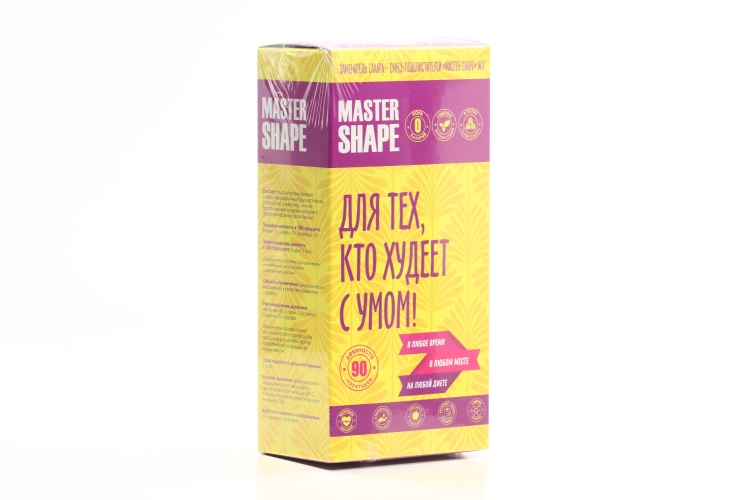 Сахарозаменитель Master Shape №1 инулин/стевиозид/сукралоз/эритр саше 0.5 г, 90 шт