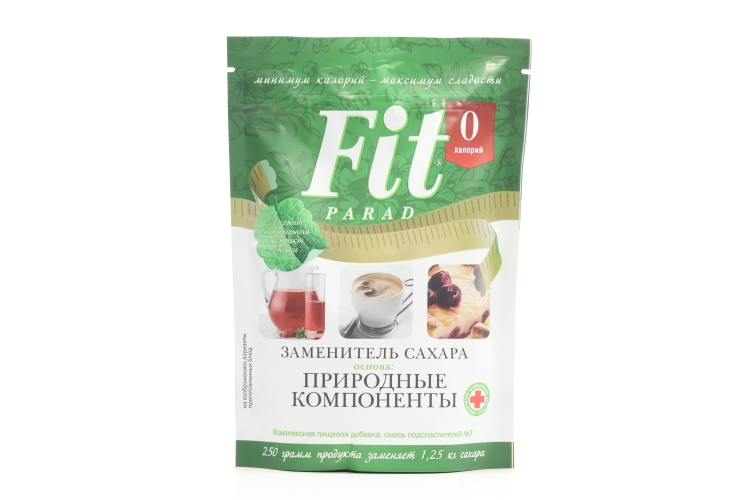 Сахарозаменитель FitParad №7 стевиозид/сукралоза/эритрит дой-пак, 250 г