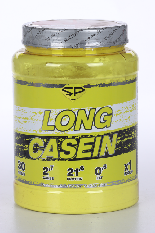 Протеин STEELPOWER LONG CASEIN казеиновый д/похудения сливочная карамель меллер, 900 г