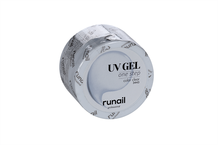 УФ-гель RuNail Professional однофазный д/моделирования/наращивания ногтей прозрачный 15 г