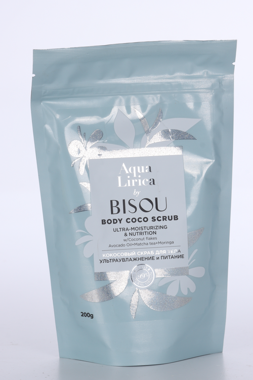 Скраб BISOU AQUA LIRICA by д/тела натурал сухой антицеллюлит кокосовый, 200 г