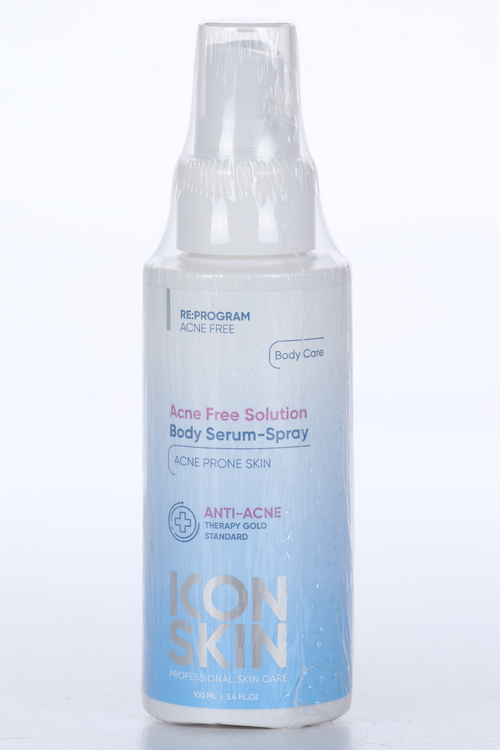 Сыворотка-спрей ICON SKIN д/тела ACNE FREE SOLUTION ад/кожи склонной к акне, 100 мл