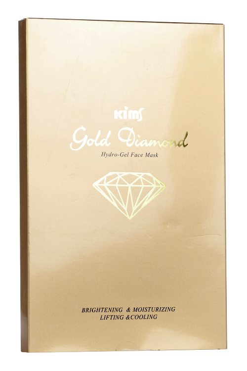 Набор масок Kims Gold Diamond Hydro-Gel Face Mask д/лица гидрогелевые золотые, 5 шт