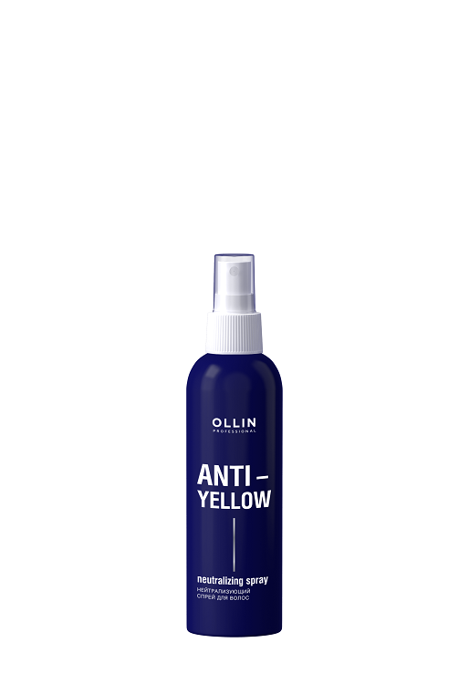 Спрей Ollin Professional ANTI-YELLOW д/волос нейтрализатор желтизны, 150 мл