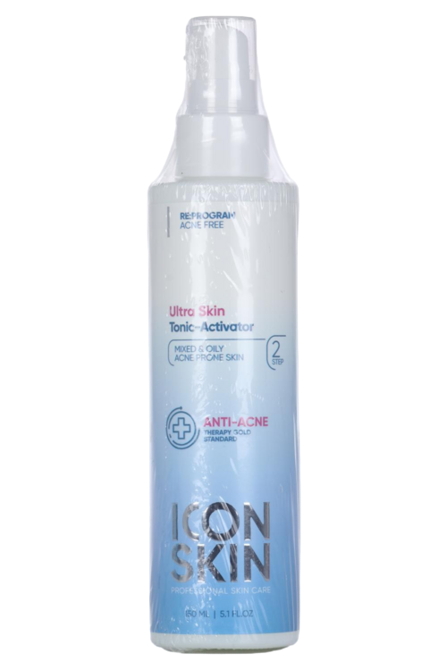 Тоник-активатор ICON SKIN д/лица очищ UITRA SKIN д/комби/жир/проблем кожи, 150 мл