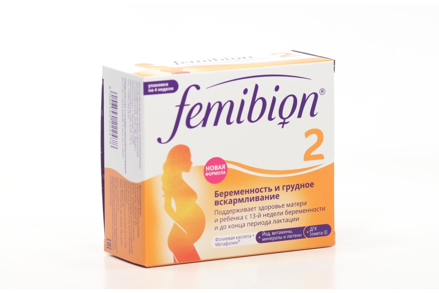 Фемибион II, комплекс 28 табл п о пленоч+28 капс