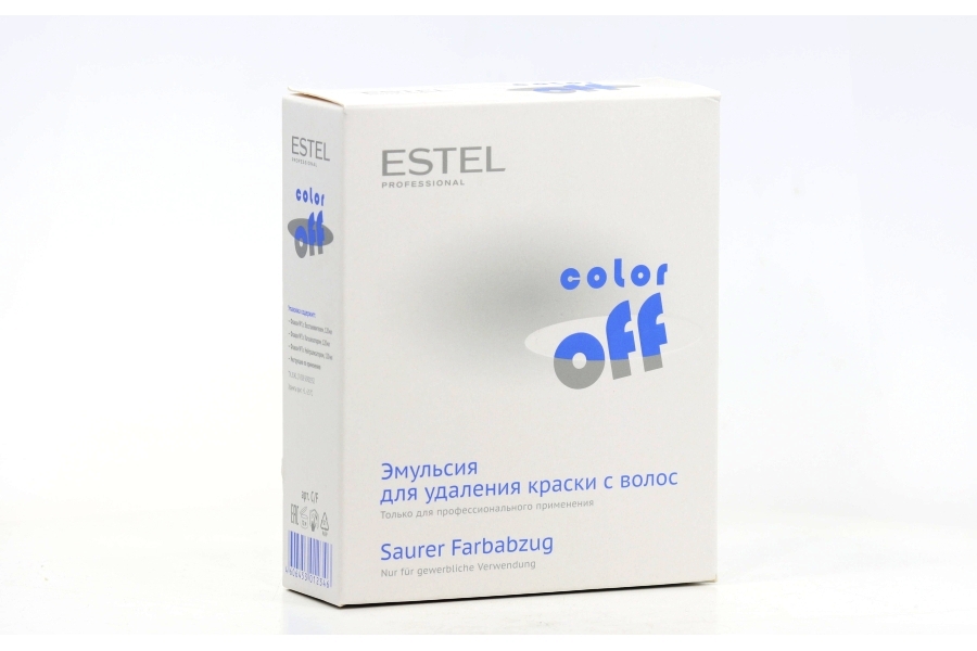 Эмульсия ESTEL PROFESSIONAL COLOR OFF д/удаления краски с волос, 120 мл, 3 шт