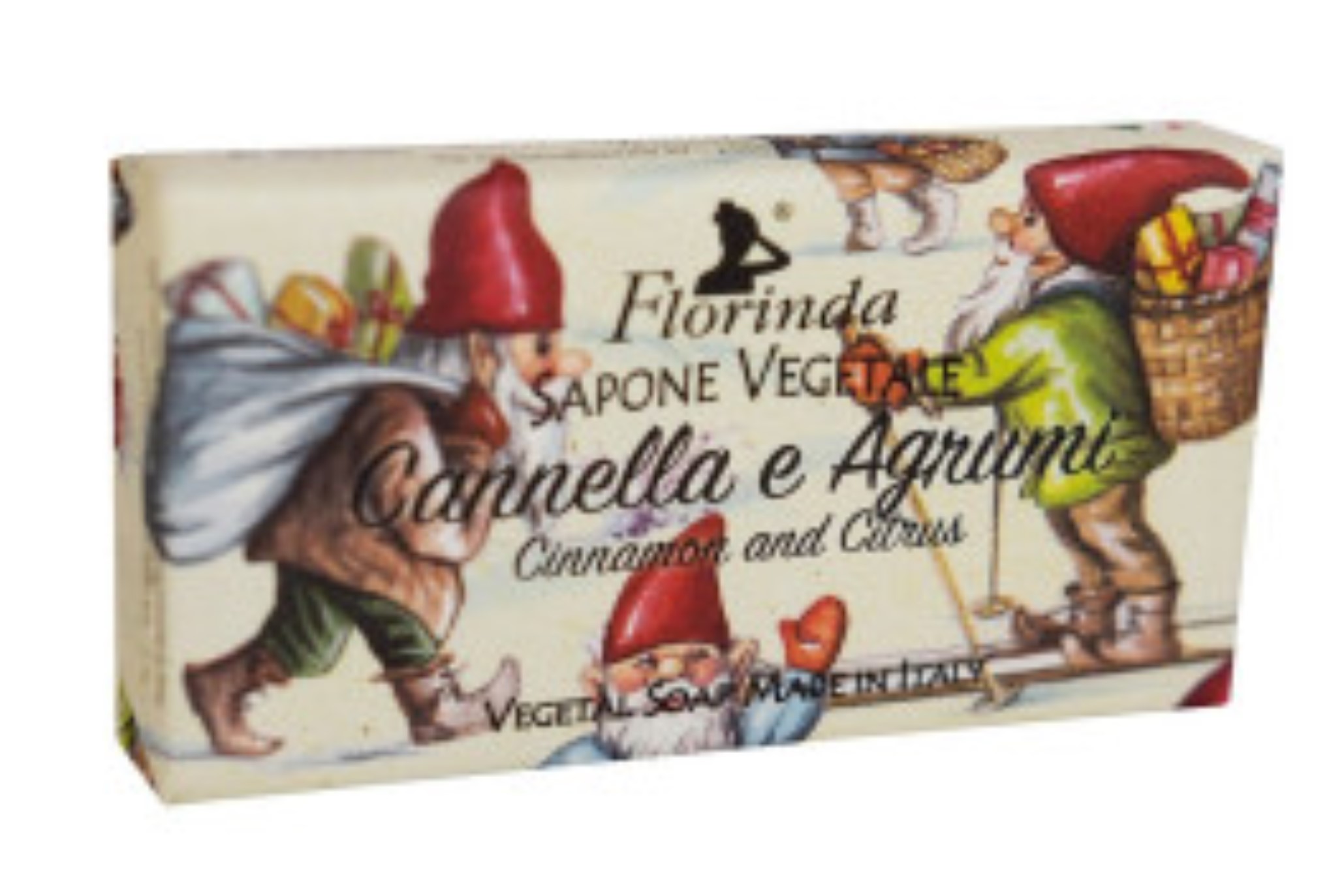 Мыло FLORINDA счастливого рождества cannella e agrumi, 100 г