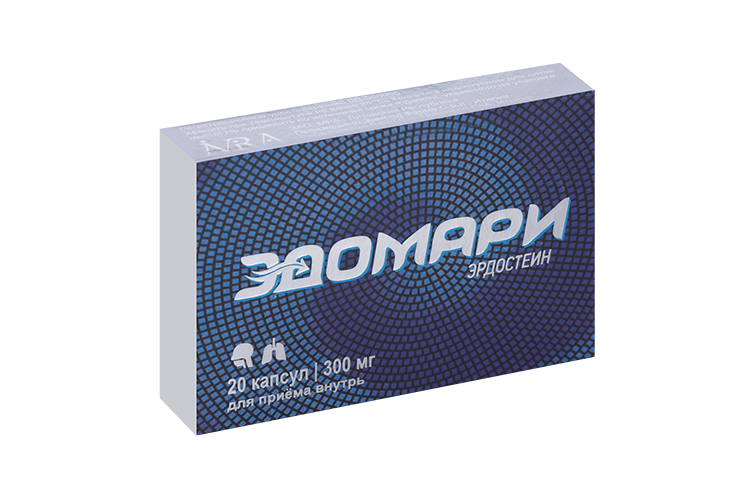 Эдомари 300 мг, 20 шт, капсулы