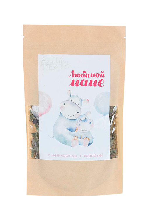 Чай подарочный Любимой маме, 40 г, крафт-пакет
