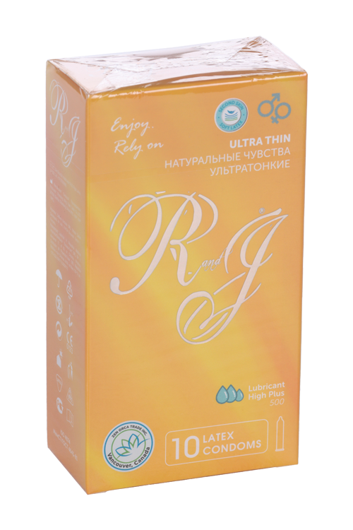 Презервативы R and J Ultra Thin ультратонкие, 10 шт