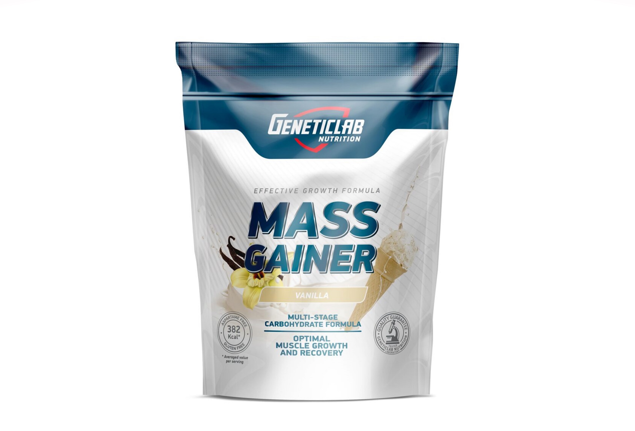Добавка GENETICLAB Mass Gainer ваниль, 1 000 г