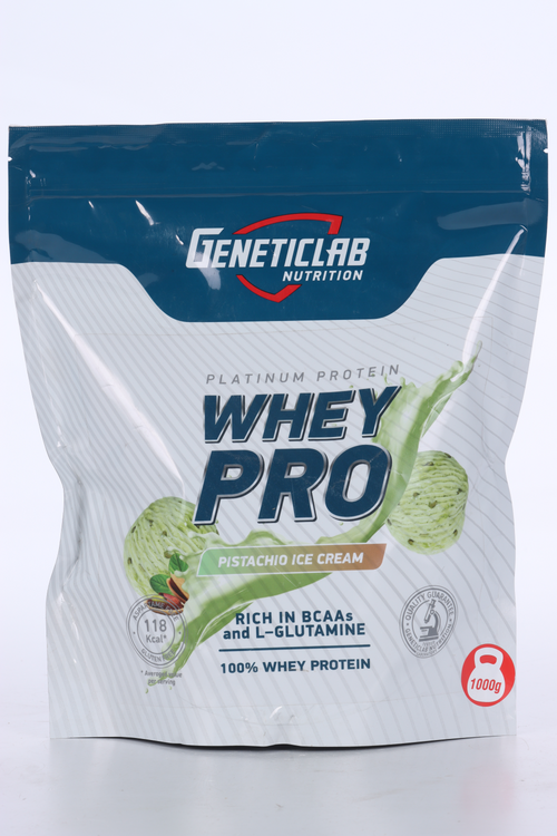 Протеин GENETICLAB Whey Pro (100% WHEY) сывороточный фисташковое мороженое, 1 000 г