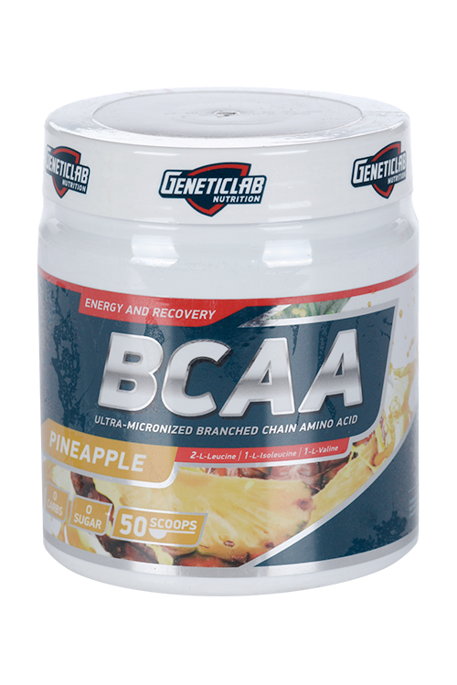 Аминокислота GENETICLAB BCAA 2-1-1 ананас, 250 г