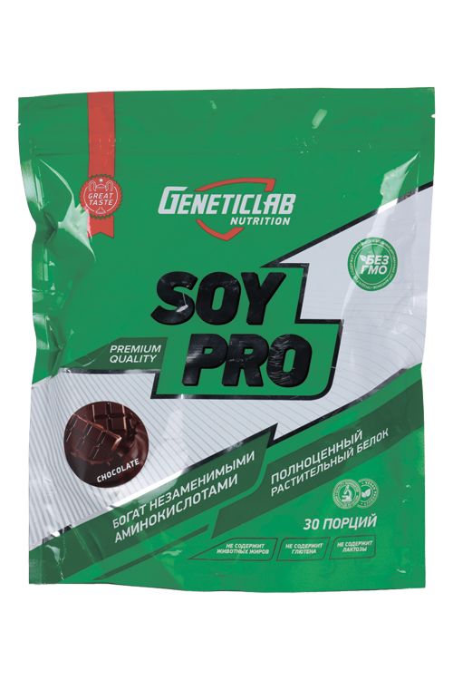 Напиток растворимый GENETICLAB SOY PRO шоколад, 900 г