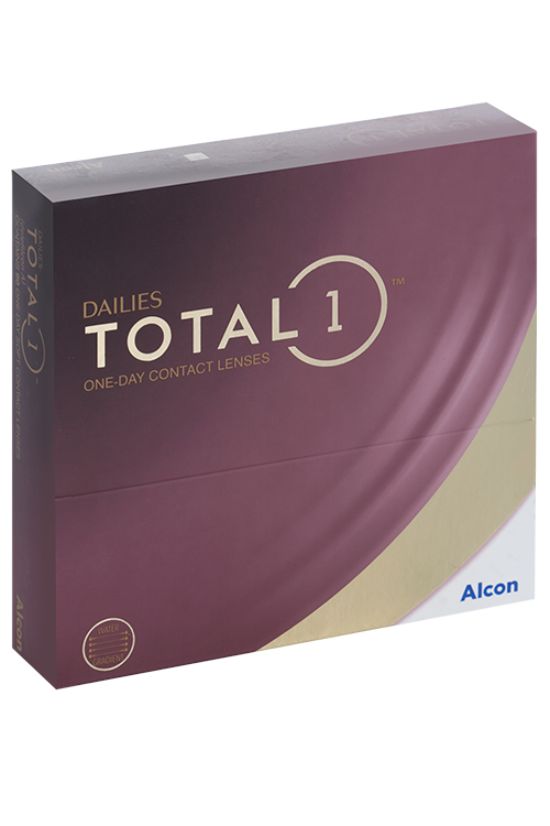 Линзы Alcon Dailies Total1 контактные однодневные водоградиентные (диоптрия -2,25), 90 шт