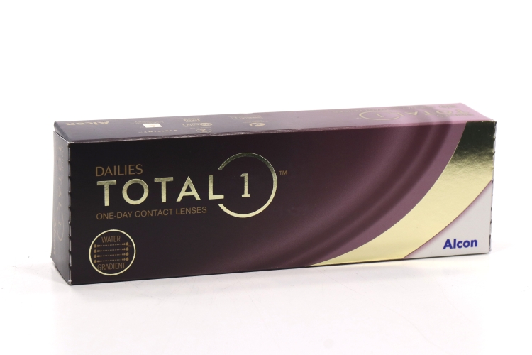 Линзы Alcon Dailies Total1 контактные однодневные водоградиентные (диоптрия -1,50), 30 шт
