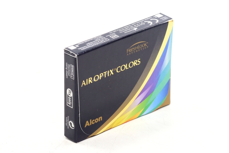 Линзы Alcon Air Optix Colors контакт цвет ежемес (диоптрия -2,0), 2 шт, серебристый серый