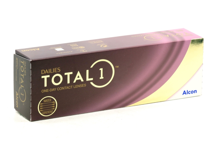 Линзы Alcon Dailies Total1 контактные однодневные водоградиентные (диоптрия -5,5), 30 шт