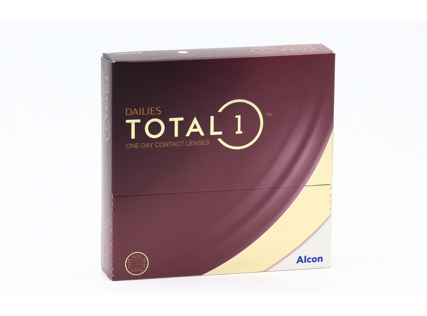 Линзы Alcon Dailies Total1 контактные однодневные водоградиентные (диоптрия -7,0), 90 шт