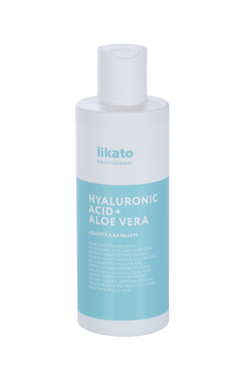Бальзам Likato Professional AQUATIKA д/волос увлажняющий Hyaluronic Acid+Aloe Vera, 250 мл