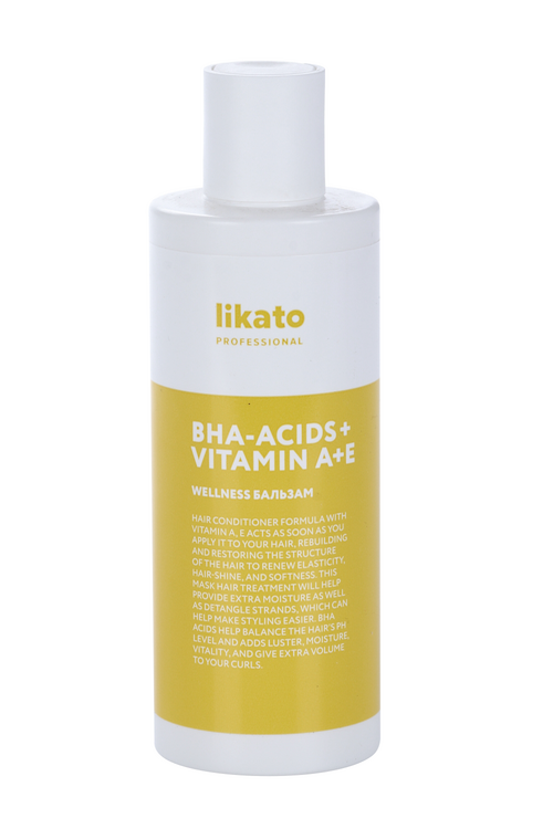 Бальзам Likato Professional WELLNESS д/доп прикорневого объема BHA-Acid+Vitamin A+E, 250 мл