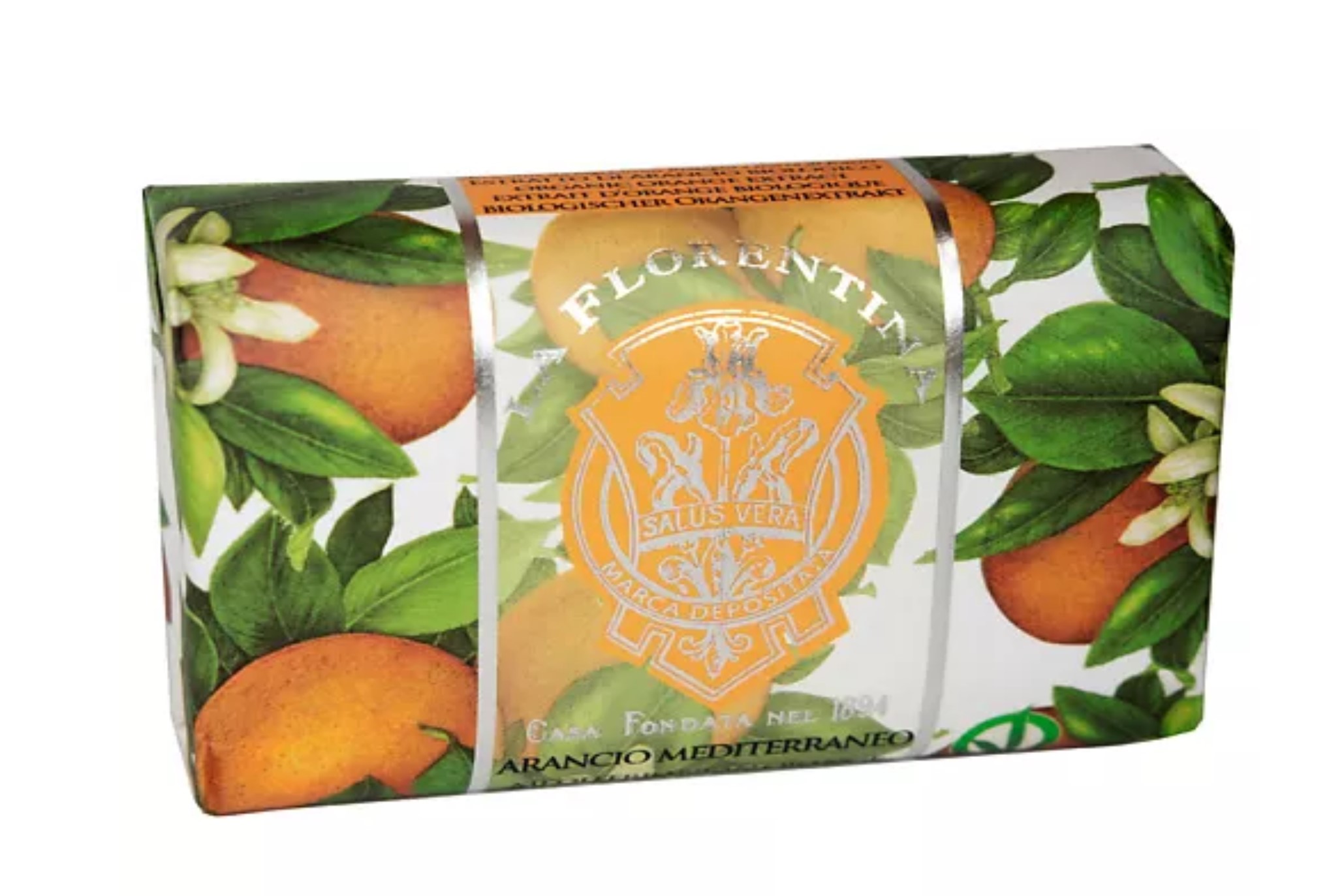Мыло LA FLORENTINA Mediterranean Orange средиземноморский апельсин, 200 г