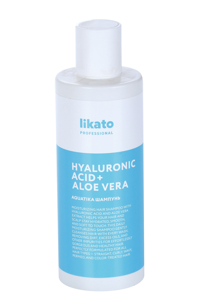 Шампунь Likato Professional AQUATIKA д/сухой/норм кожи головы Hyaluronic Acid+Aloe Vera, 250 мл