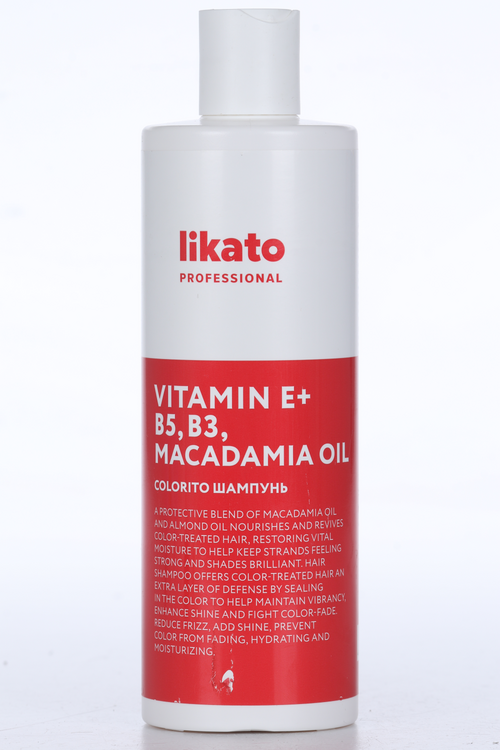 Шампунь Likato Professional COLORITO д/окрашенных  волос Vitamin E+B5/B3/Macadamia Oi, 400 мл